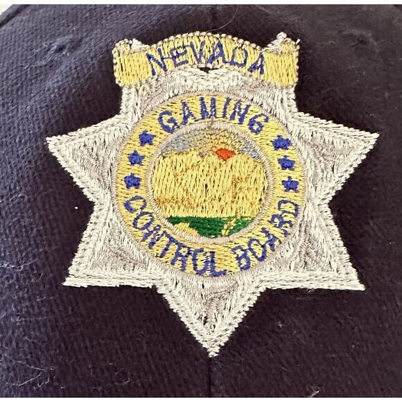 Nevada Gaming Control Board Agent Cap Hat Adjustable Head Shots RARE - Picture 2 of 7
